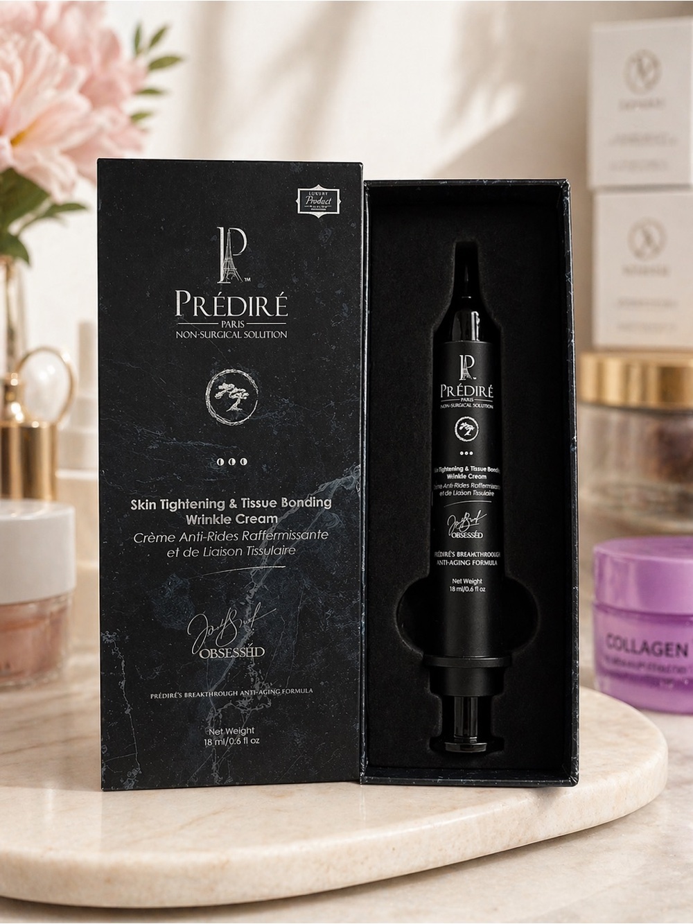 Prédiré Skin Tightening Wrinkle Cream — Black